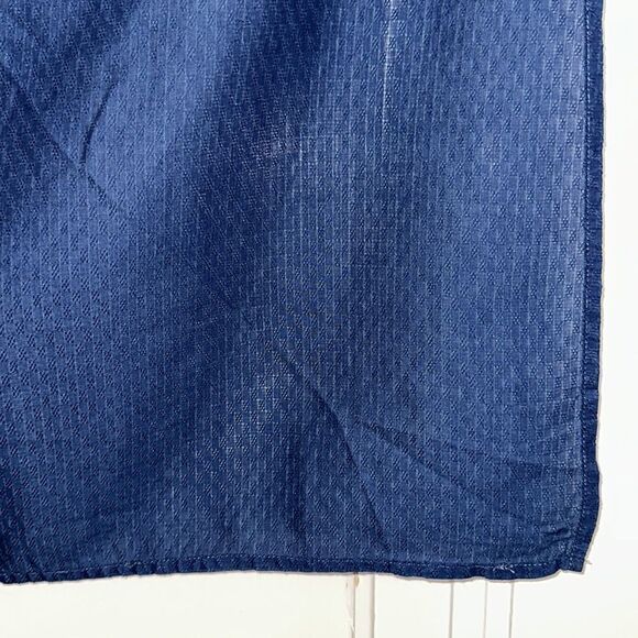 NWT Bella Dahl navy blue cotton square scarf - Picture 4 of 9